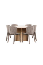 Söögilaud Strada koos Astoria tooliga Söögilauakomplektid Homewell 36