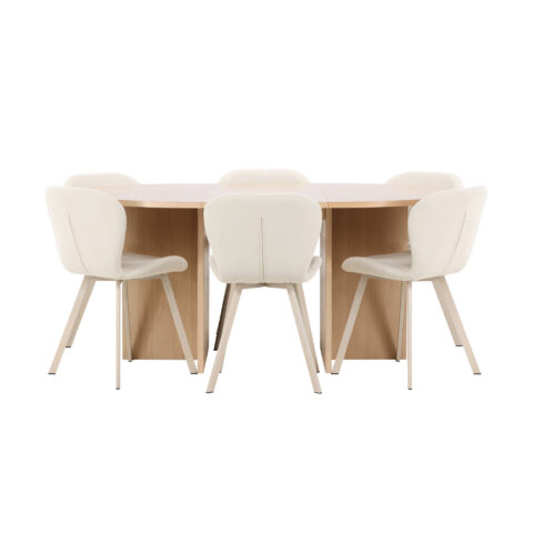 Söögilaud Strada koos Lilja tooliga Söögilauakomplektid Homewell