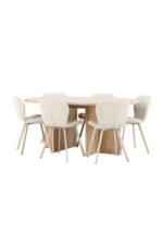 Söögilaud Strada koos Lilja tooliga Söögilauakomplektid Homewell 34