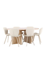 Söögilaud Strada koos Lilja tooliga Söögilauakomplektid Homewell 38