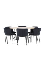 Söögilaud Kopenhaagen koos Edina tooliga Söögilauakomplektid Homewell 32