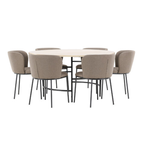 Söögilaud Kopenhaagen koos Edina tooliga Söögilauakomplektid Homewell