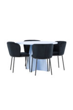 Söögilaud Bootcut koos Edina tooliga Söögilauakomplektid Homewell 32