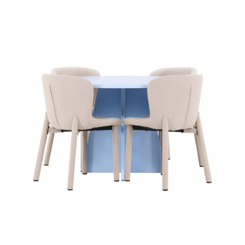 Söögilaud Bootcut koos Astoria tooliga Söögilauakomplektid Homewell