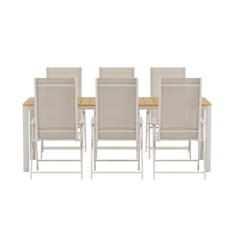 Etna söögilaud Levanzo tooliga Aiamööbel Homewell