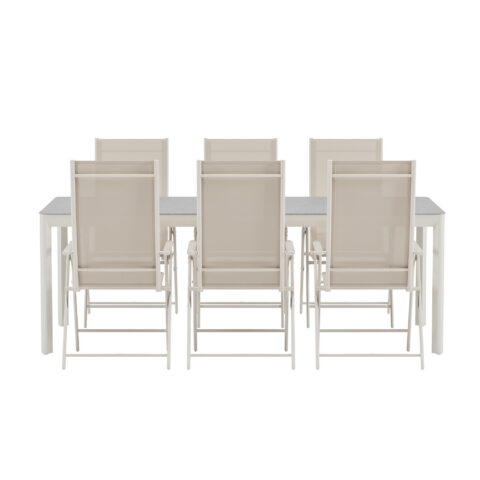 Lino söögilaud Levanzo tooliga Aiamööbel Homewell