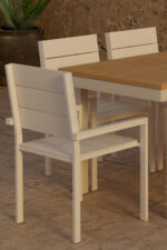 Panama söögilaud koos Levels-tooliga Aiamööbel Homewell 15