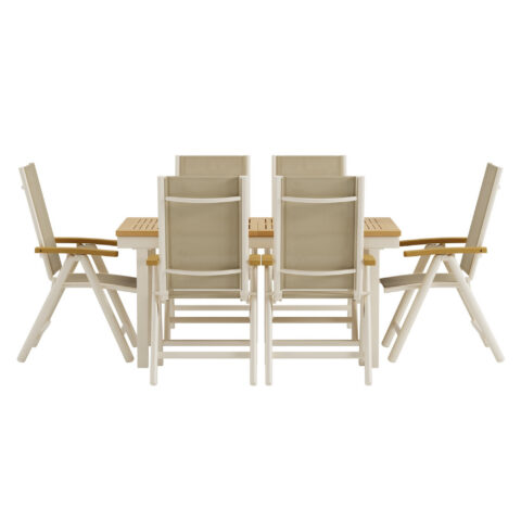 Panama söögilaud koos Panama tooliga Aiamööbel Homewell