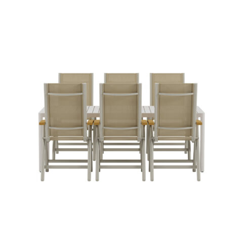 Giardini söögilaud koos Panama tooliga Aiamööbel Homewell