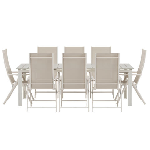 Levelsi söögilaud koos Levanzo tooliga Aiamööbel Homewell