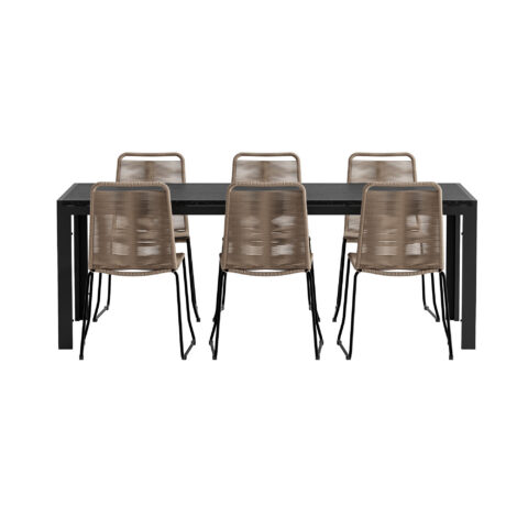 Mirko söögilaud Lindose tooliga Aiamööbel Homewell