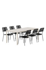 Giardini söögilaud Lindose tooliga Aiamööbel Homewell 12