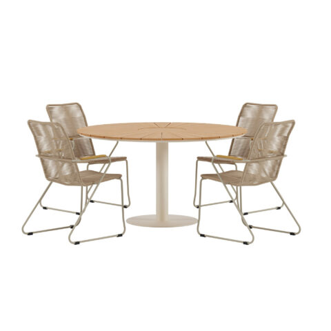 Croft söögilaud Bois tooliga Aiamööbel Homewell