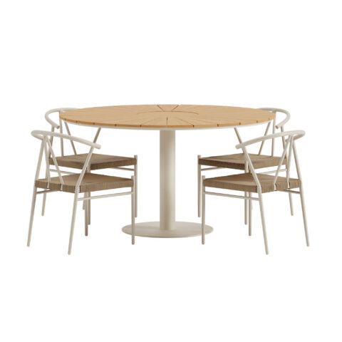 Croft söögilaud Alfonsi tooliga Aiamööbel Homewell