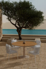 Croft söögilaud Linose tooliga Aiamööbel Homewell 11