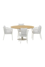 Croft söögilaud Linose tooliga Aiamööbel Homewell 10