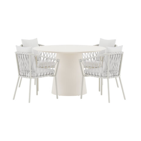 Lanzo söögilaud koos Linose tooliga Aiamööbel Homewell