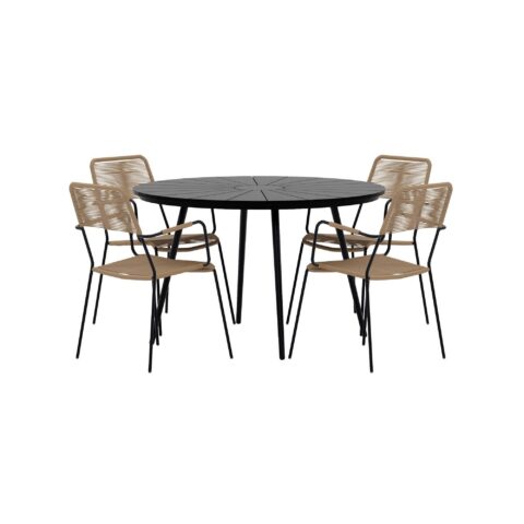 San Vito söögilaud Lindose tooliga Aiamööbel Homewell