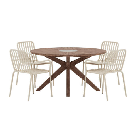 Rosario söögilaud Pekingi tooliga Aiamööbel Homewell