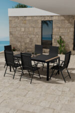 Togo söögilaud puhketooliga Aiamööbel Homewell 14