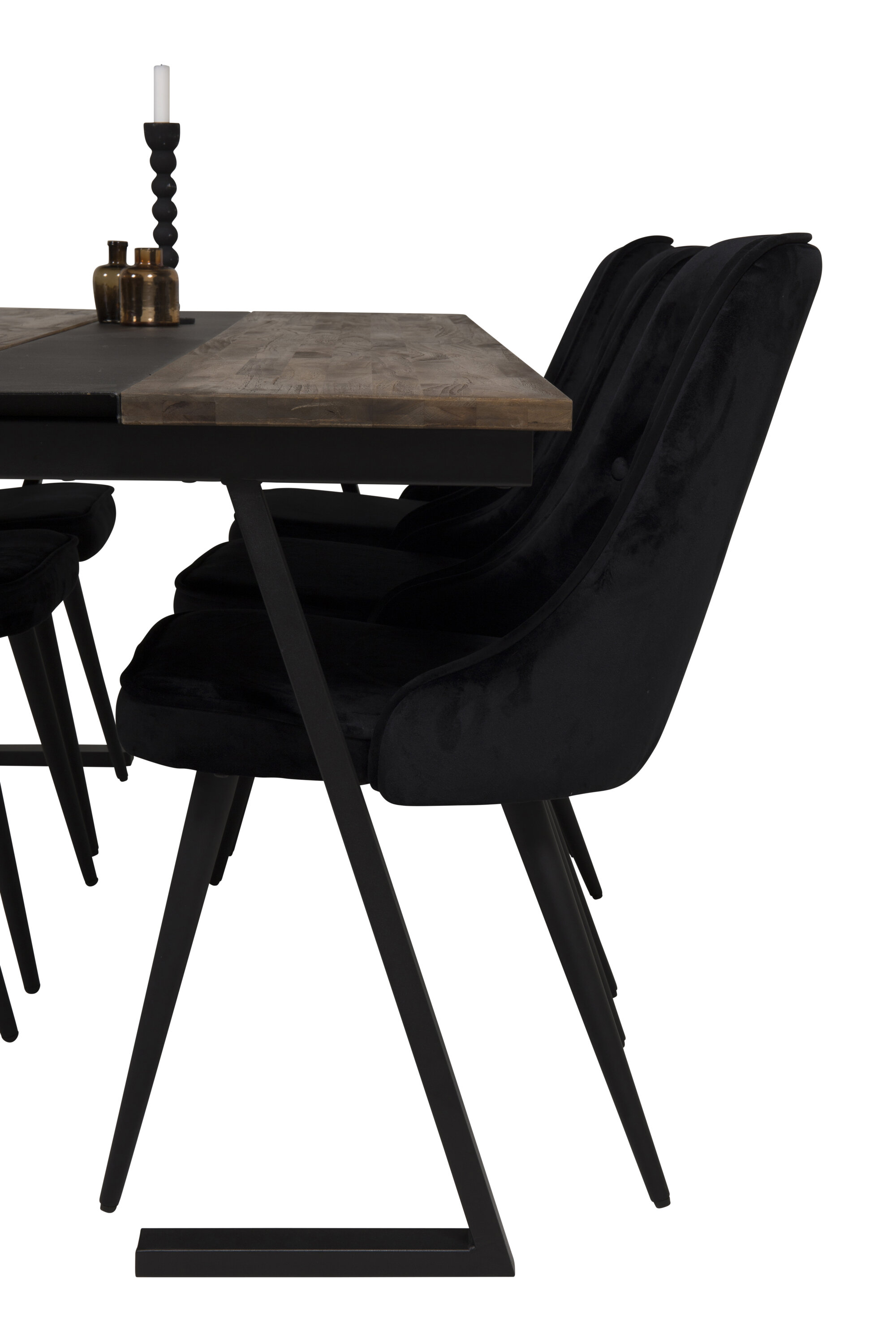 Jakarta ristkülikukujuline söögikomplekt Söögilauakomplektid Homewell