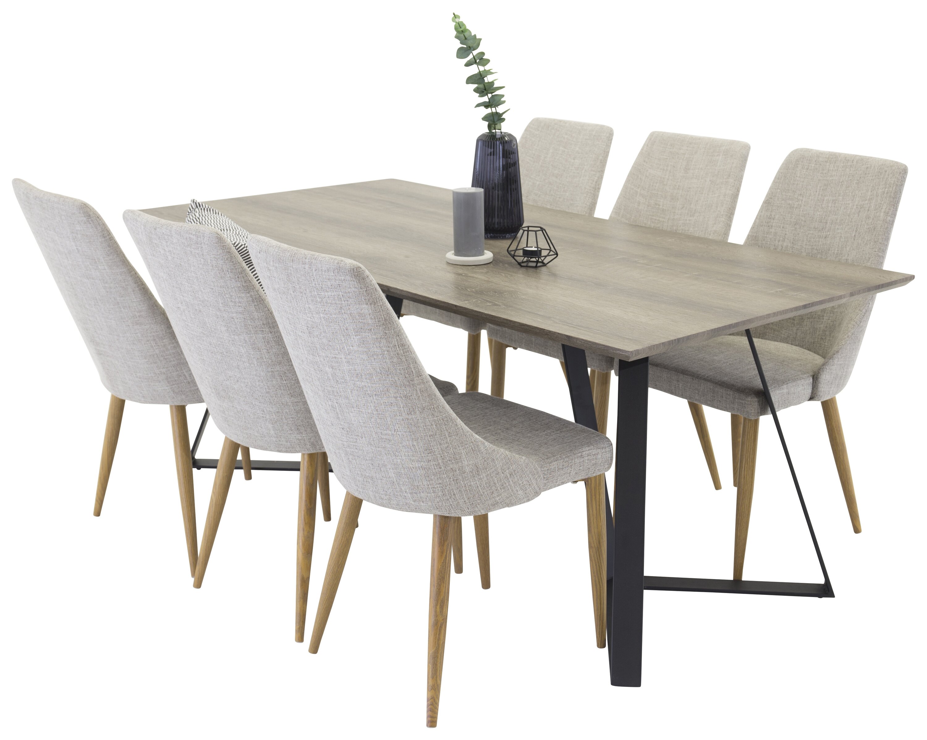 Marina ristkülikukujuline söögikomplekt Söögilauakomplektid Homewell