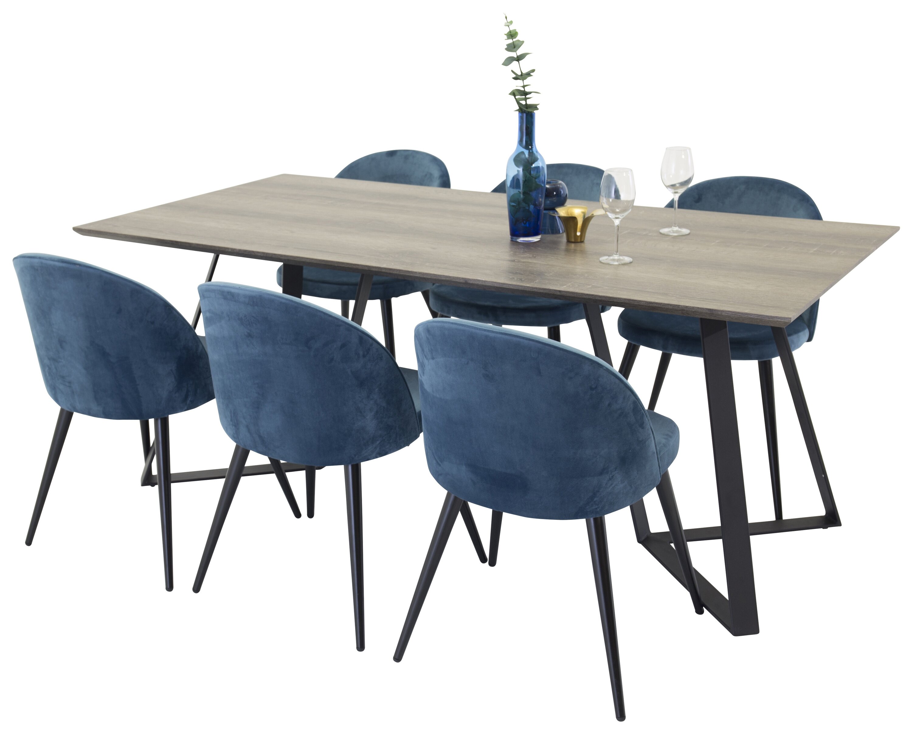 Marina ristkülikukujuline söögikomplekt Söögilauakomplektid Homewell