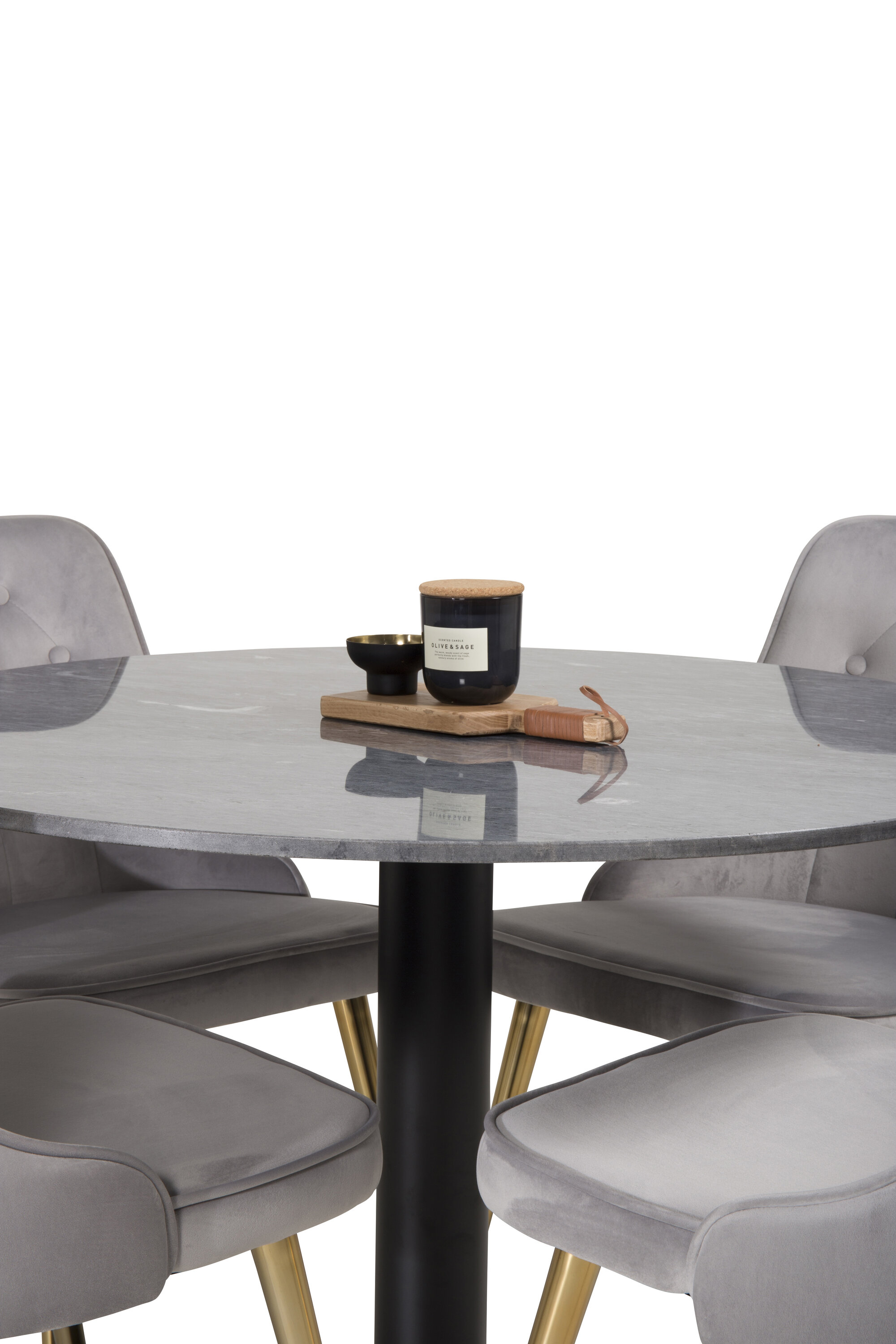 Estelle ümmargune söögikomplekt Söögilauakomplektid Homewell