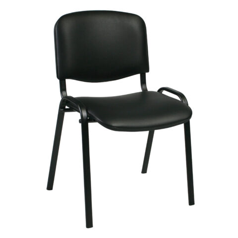 Klienditool ISO, 54,5×42,5xH82cm, iste: kunstnahk, värvus: must, raam: must Klienditoolid ISO