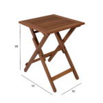 Laud ROUEN 50x50xH68cm, meranti Aialauad Aialauad