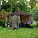 Varikatus LEGEND 2,91×3,91xH2/2,8m, pruun Varikatused ja aiatelgid Garden