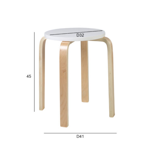 Taburet SIXTY-1 D41xH45cm, valge Söögilauatoolid, taburetid, pingid H02-300 Söögilauatoolid, taburetid, pin