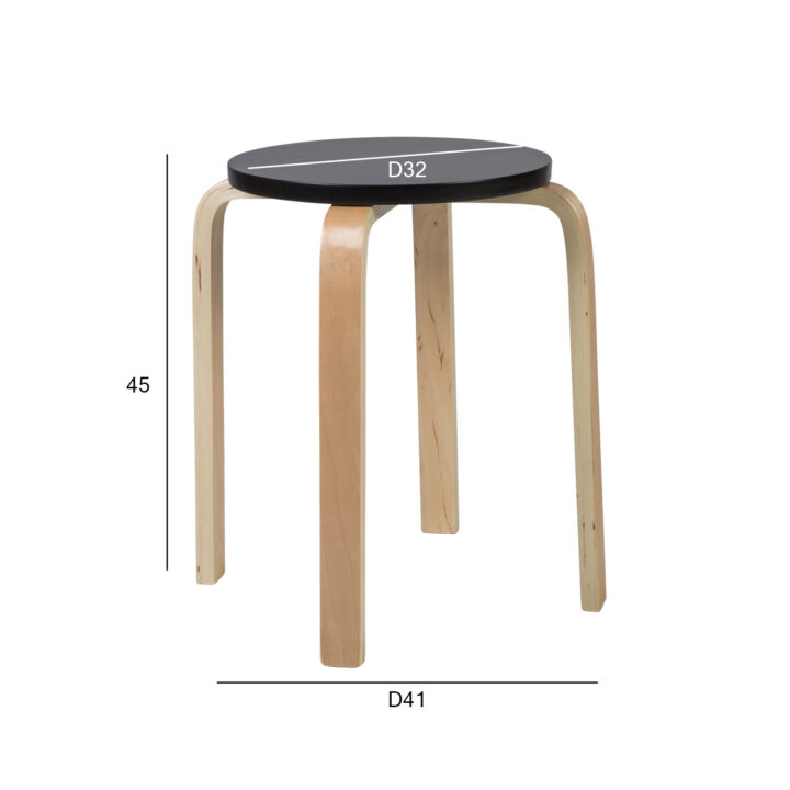Taburet SIXTY-1 D41xH45cm, must Söögilauatoolid, taburetid, pingid H02-300 Söögilauatoolid, taburetid, pin