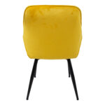 Tool BRITA 58x63H83cm, kollane samet Söögilauatoolid, taburetid, pingid H02-300 Söögilauatoolid, taburetid, pin