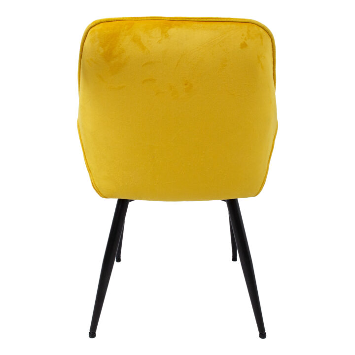 Tool BRITA 58x63H83cm, kollane samet Söögilauatoolid, taburetid, pingid H02-300 Söögilauatoolid, taburetid, pin
