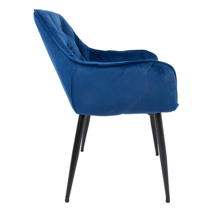 Tool BRITA 58x63H83cm, sinine samet Söögilauatoolid, taburetid, pingid H02-300 Söögilauatoolid, taburetid, pin