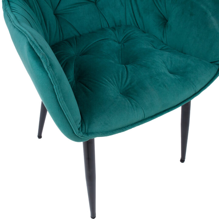 Tool BRITA 58x63H83cm, roheline samet Söögilauatoolid, taburetid, pingid H02-300 Söögilauatoolid, taburetid, pin