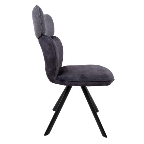 Tool EDDY 49x55xH89cm, tumehall samet Söögilauatoolid, taburetid, pingid H02-300 Söögilauatoolid