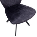 Tool EDDY 49x55xH89cm, tumehall samet Söögilauatoolid, taburetid, pingid H02-300 Söögilauatoolid