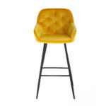 Baaritool BRITA 53x55xH109cm, kollane samet Baaripukid ja baarilauad Baaripukid ja baarilauad