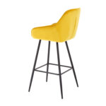 Baaritool BRITA 53x55xH109cm, kollane samet Baaripukid ja baarilauad Baaripukid ja baarilauad