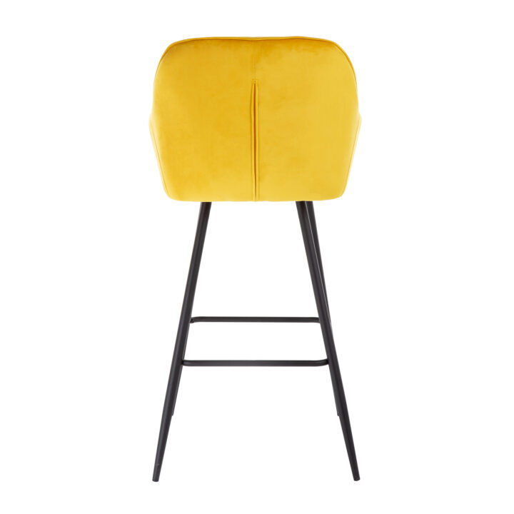 Baaritool BRITA 53x55xH109cm, kollane samet Baaripukid ja baarilauad Baaripukid ja baarilauad