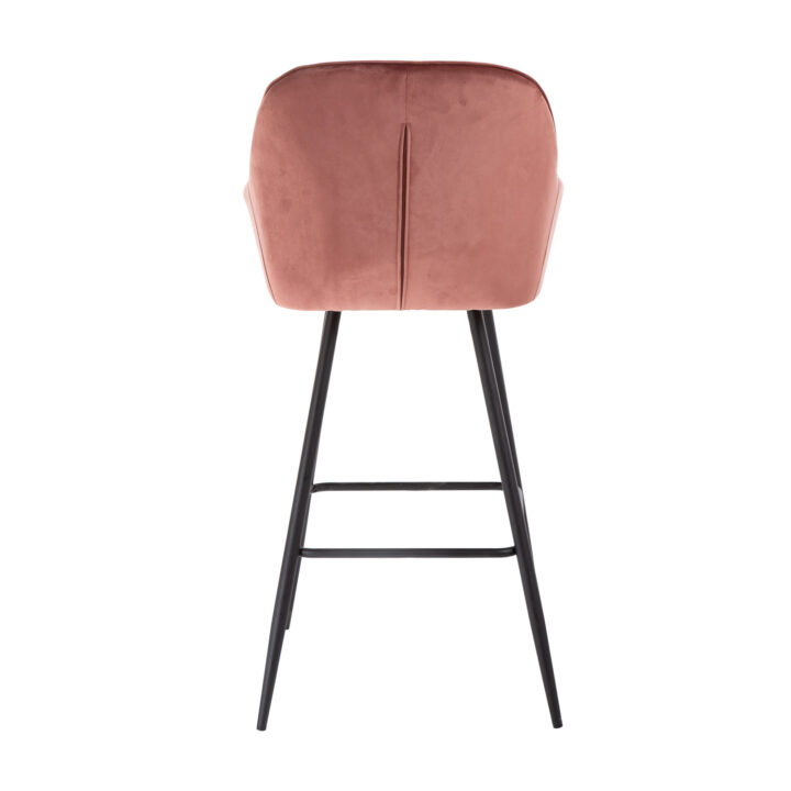 Baaritool BRITA 53x55xH109cm, roosa samet Baaripukid ja baarilauad Baaripukid ja baarilauad