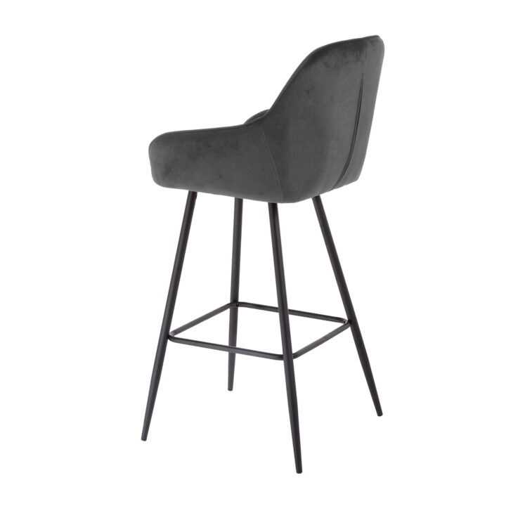 Baaritool BRITA 53x55xH109cm, hall samet Baaripukid ja baarilauad Baaripukid ja baarilauad
