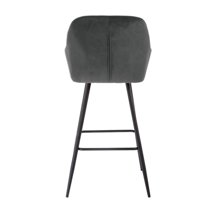 Baaritool BRITA 53x55xH109cm, hall samet Baaripukid ja baarilauad Baaripukid ja baarilauad