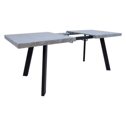 Söögilaud BRIGIT 159/198×84,5xH77cm, betoon, MDF, metalljalad Pikendatavad söögilauad H02-200 Söögilauad