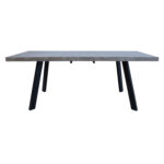 Söögilaud BRIGIT 159/198×84,5xH77cm, betoon, MDF, metalljalad Pikendatavad söögilauad H02-200 Söögilauad