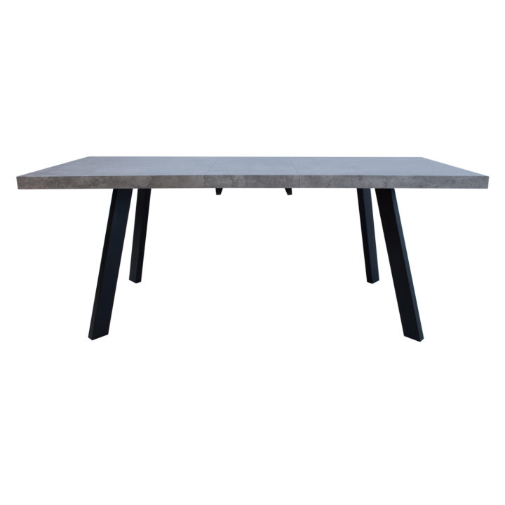 Söögilaud BRIGIT 159/198×84,5xH77cm, betoon, MDF, metalljalad Pikendatavad söögilauad H02-200 Söögilauad