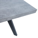 Söögilaud BRIGIT 159/198×84,5xH77cm, betoon, MDF, metalljalad Pikendatavad söögilauad H02-200 Söögilauad