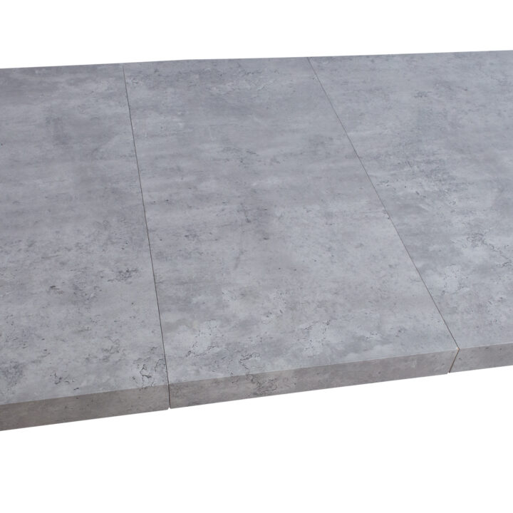 Söögilaud BRIGIT 159/198×84,5xH77cm, betoon, MDF, metalljalad Pikendatavad söögilauad H02-200 Söögilauad